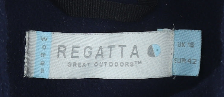 Regatta Men's Blue Fleece Bodywarmer Waistcoat Size L Outdoor Zip Vest