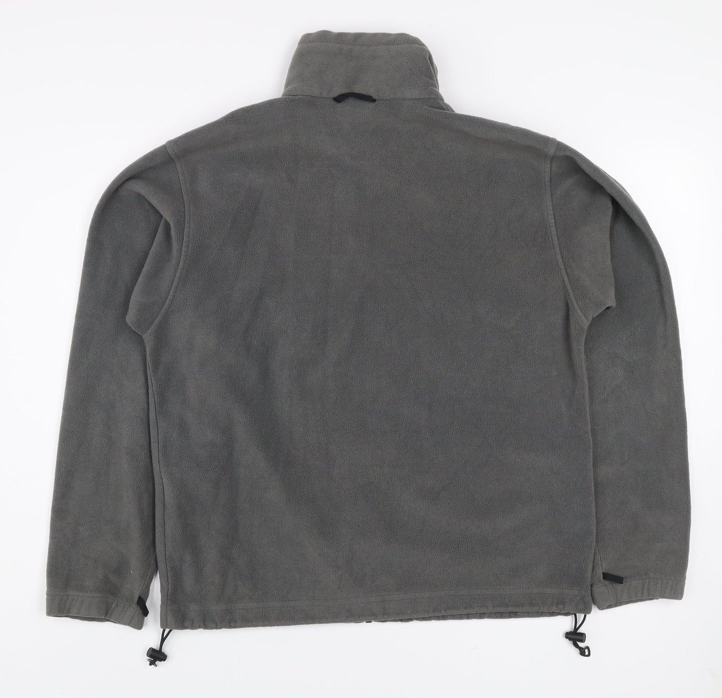 Columbia Men's Grey Full Zip Fleece Jacket Size M Outdoor Hiking