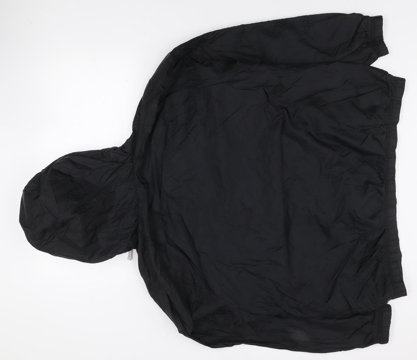 Nike Men's Black XL Windbreaker Hooded Full Zip Jacket