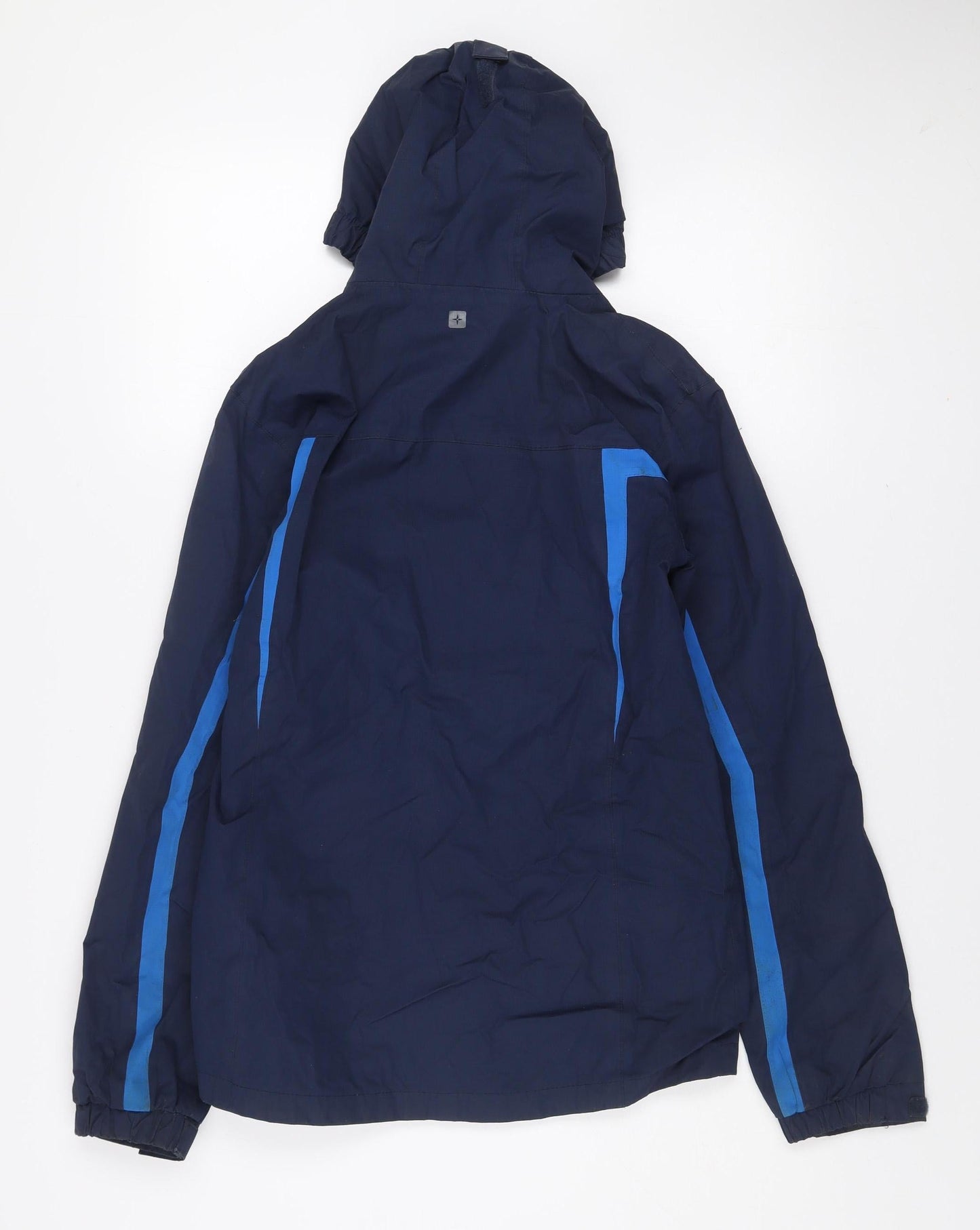 Mountain Warehouse Boys Blue Hooded Waterproof Parka Jacket 13 Years