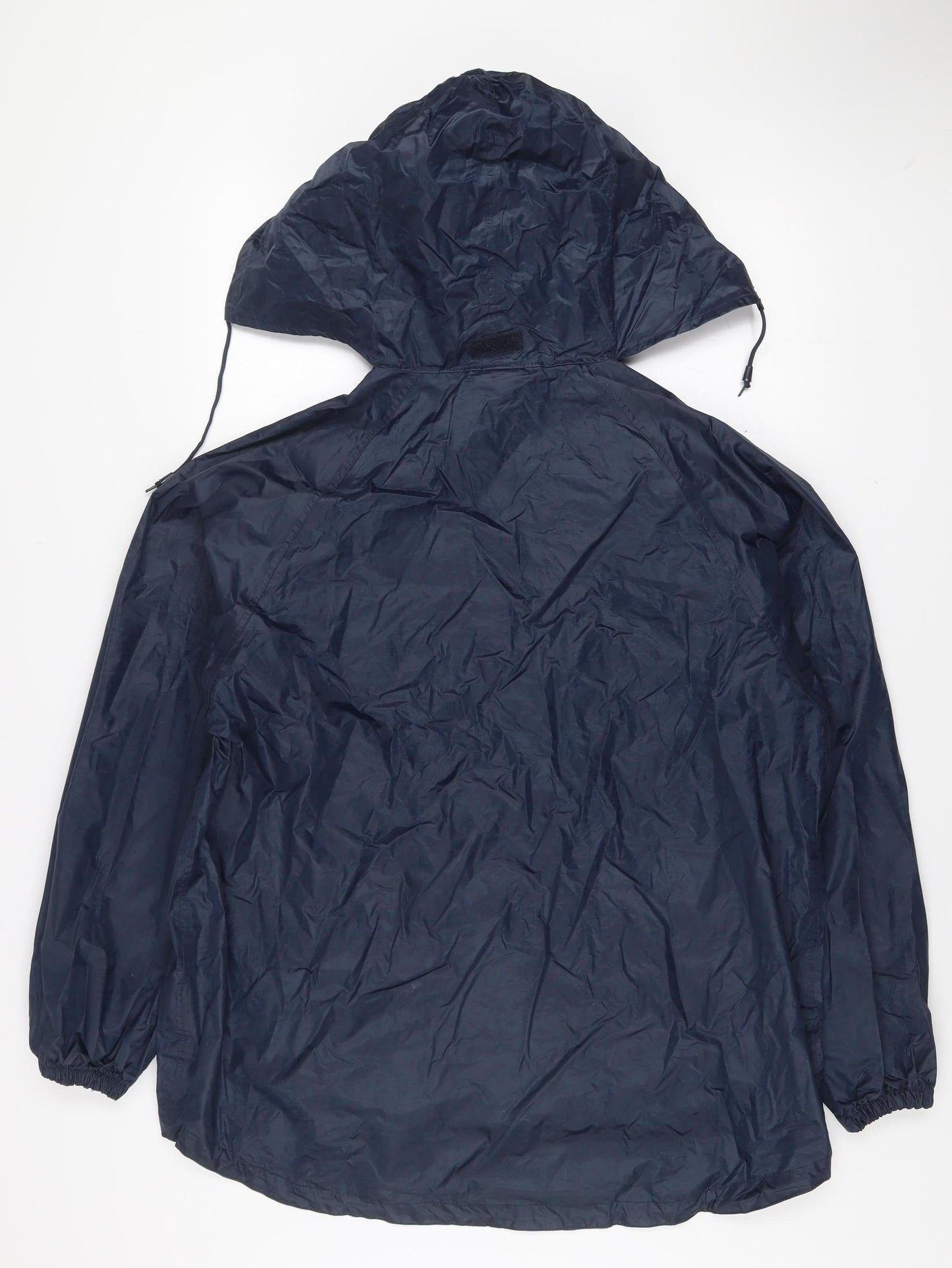 Dickies Men Blue M Hooded Windbreaker Jacket Water Resistant