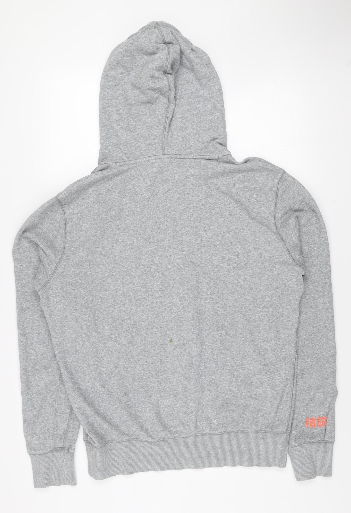 Superdry Mens Grey Sport Pullover Hoodie Size L