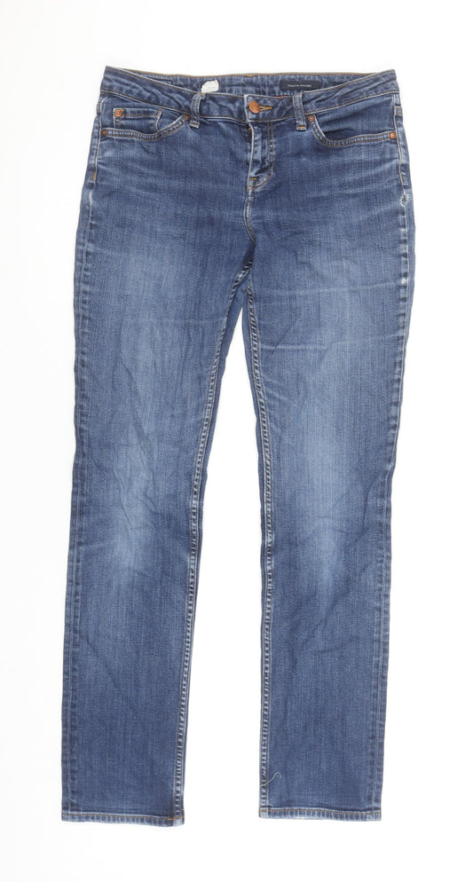 Tommy Hilfiger Women Blue Straight Leg Jeans Size 12 29/34