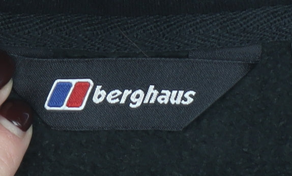 Berghaus Men's Black Pullover Hoodie Size S Fleece Outdoor