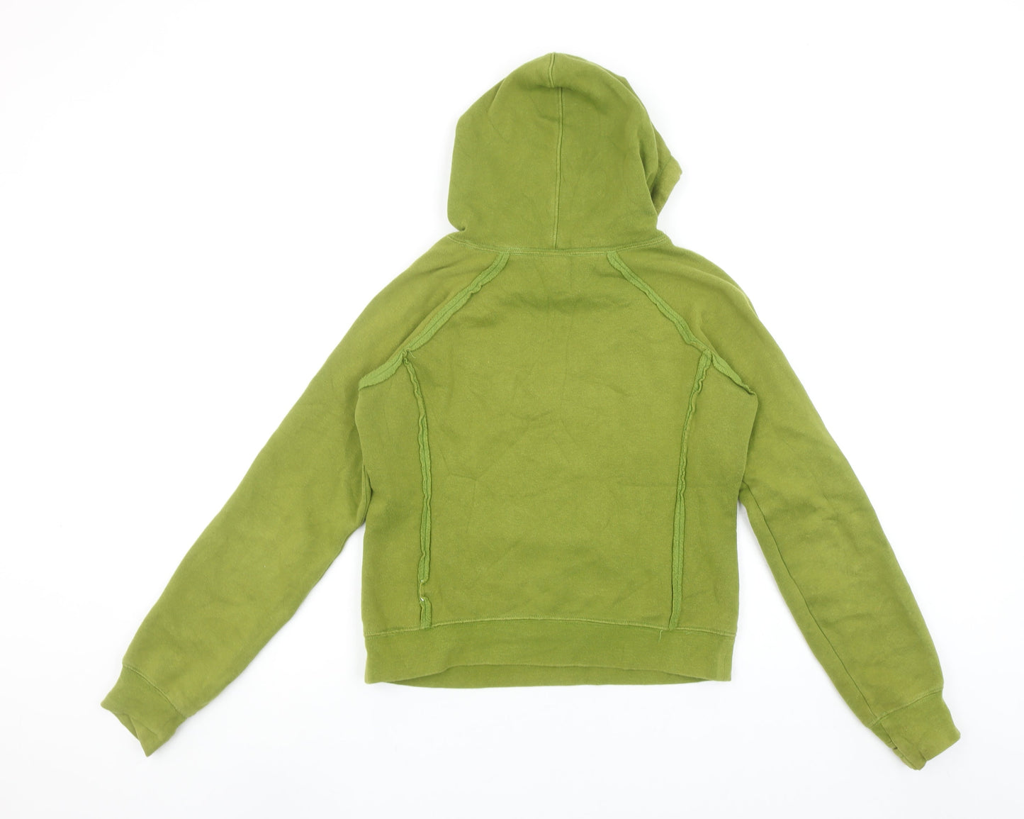 Billabong Women's Green Pullover Hoodie S I Love NY Graphic Print