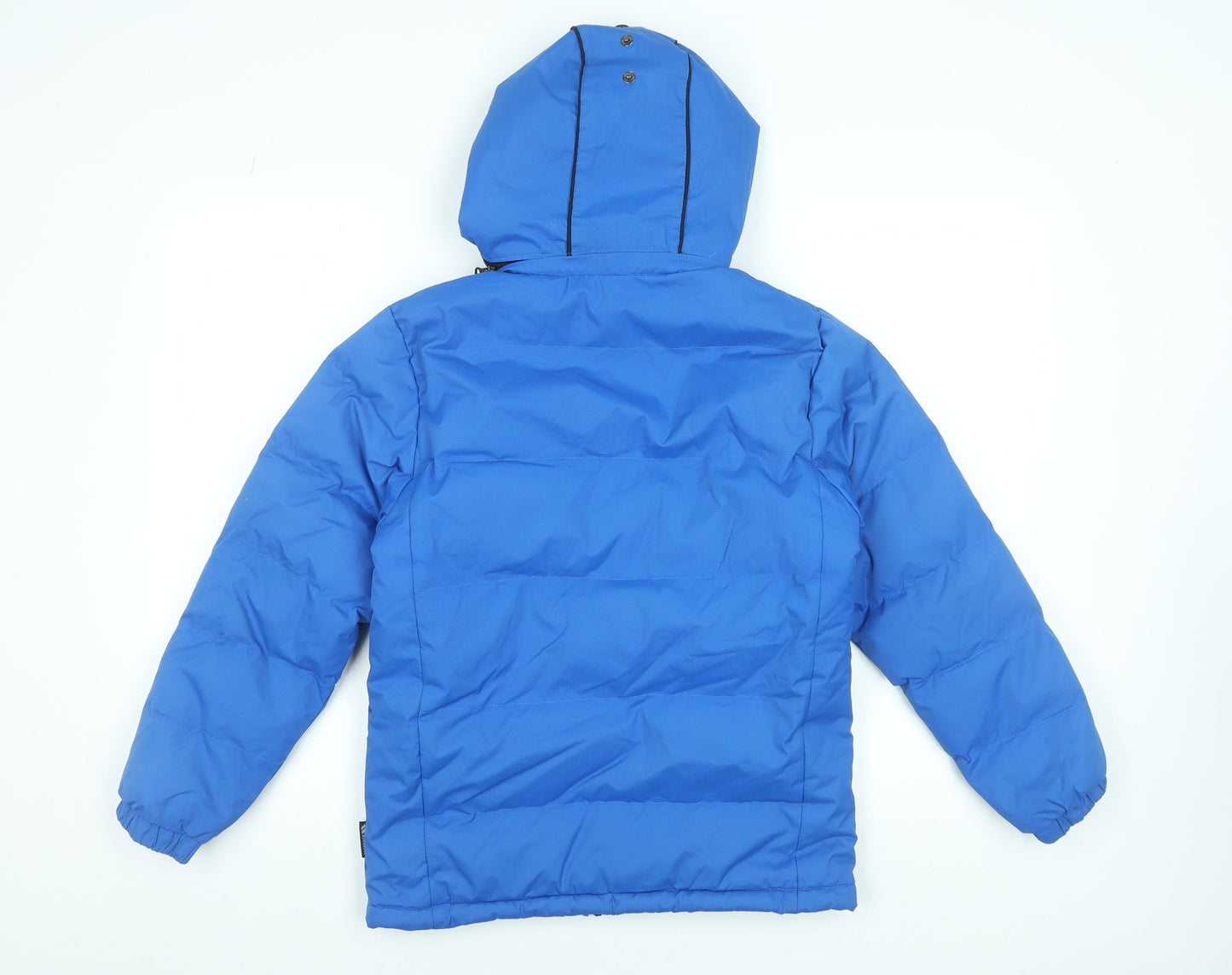 Trespass Boys Blue Waterproof Hooded Puffer Jacket 9-10 Years Winter Coat