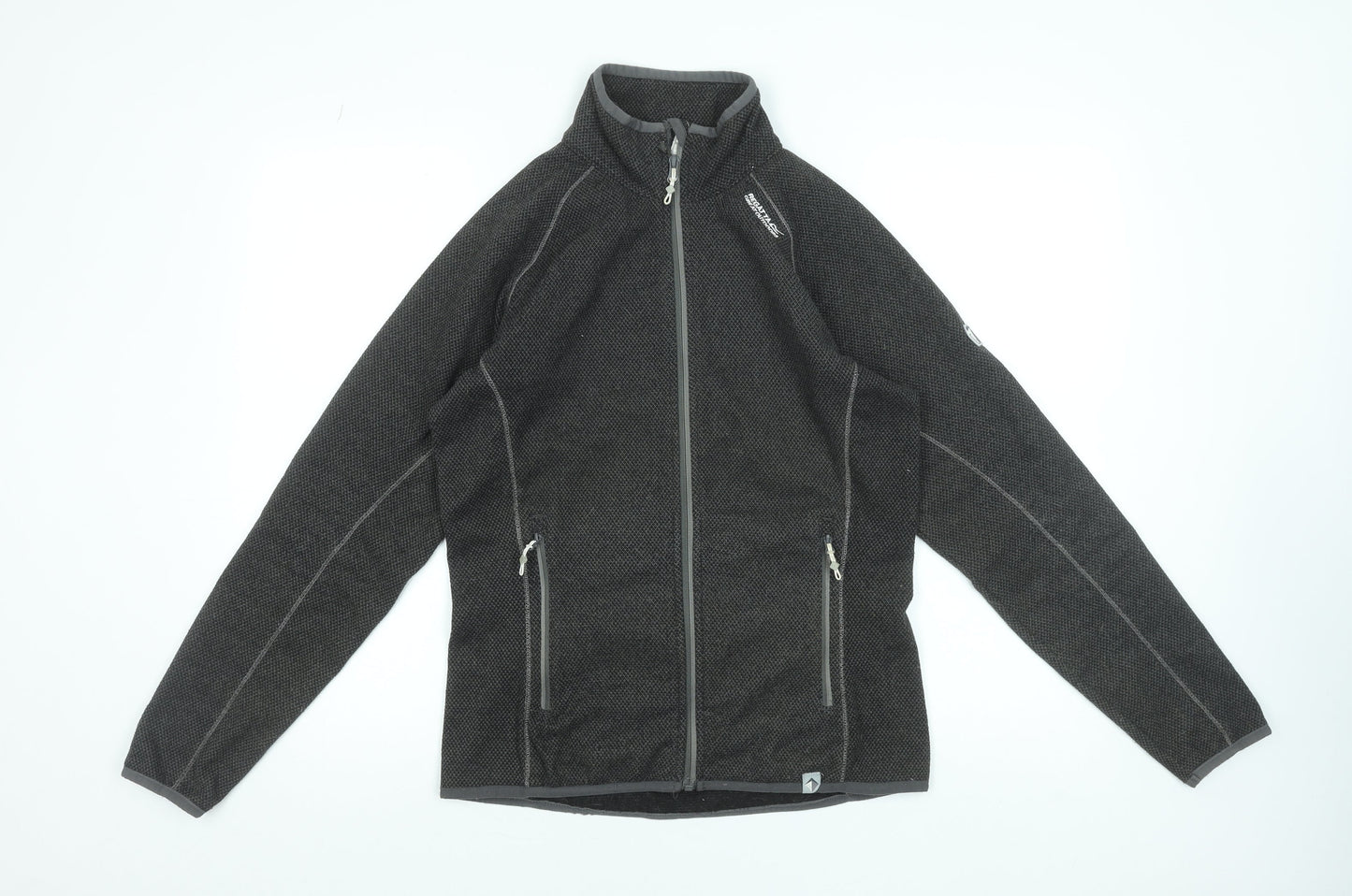 Regatta Womens Black Soft Shell Fleece Jacket Size 12