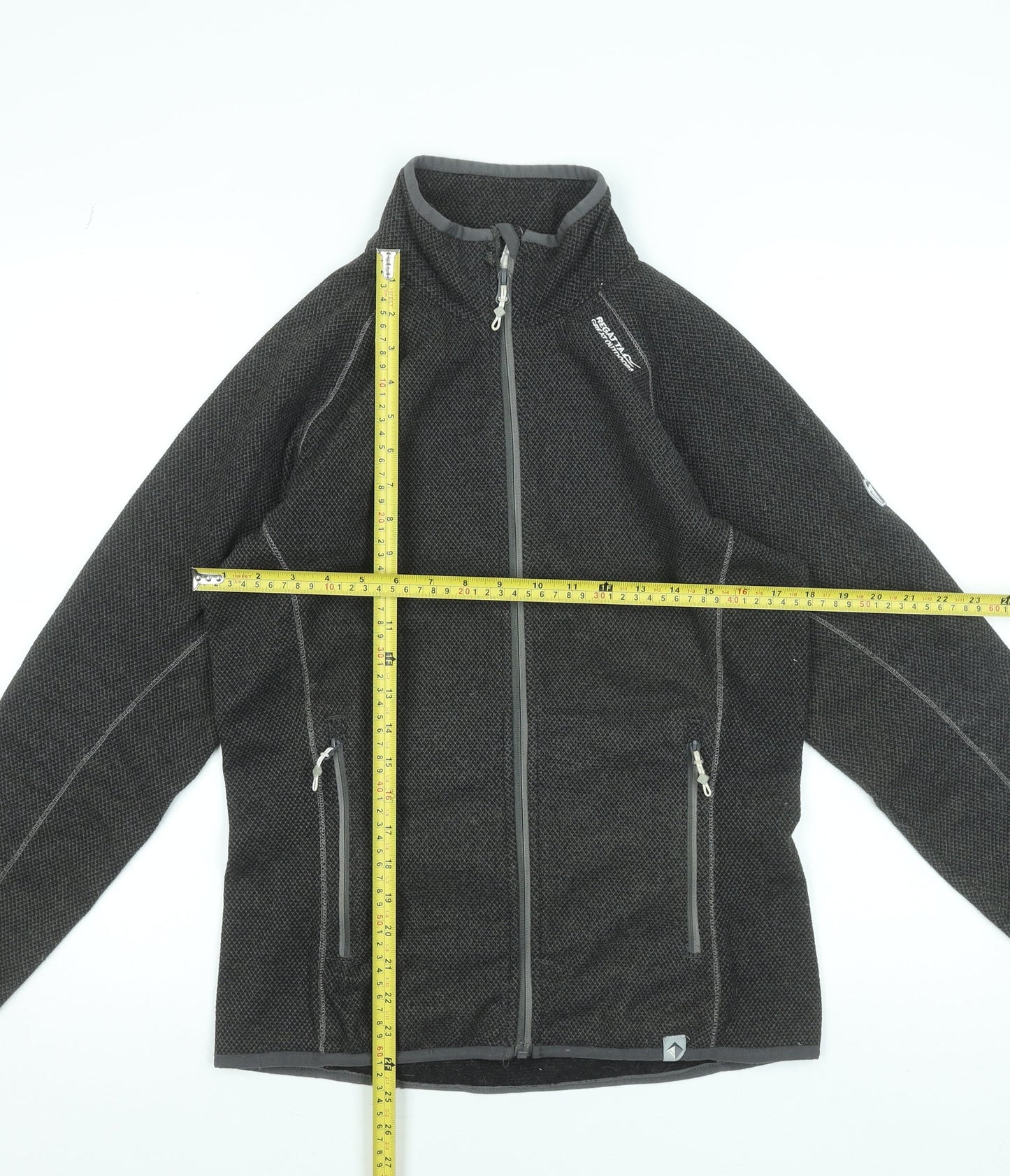 Regatta Womens Black Soft Shell Fleece Jacket Size 12