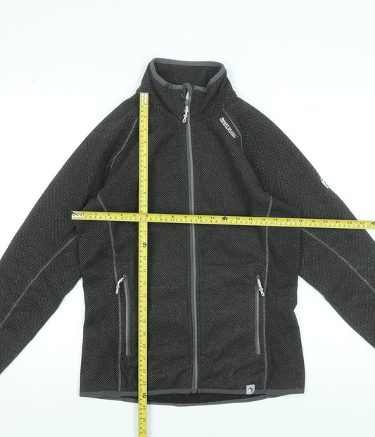 Regatta Womens Black Soft Shell Fleece Jacket Size 12