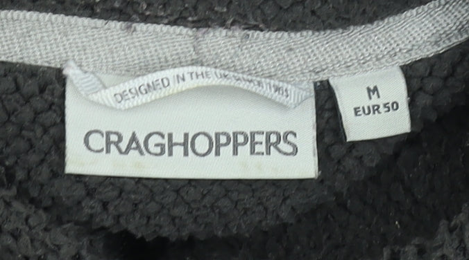 Craghoppers Men’s Black Fleece 1/4 Zip Outdoor Sweatshirt M