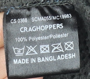 Craghoppers Men’s Black Fleece 1/4 Zip Outdoor Sweatshirt M