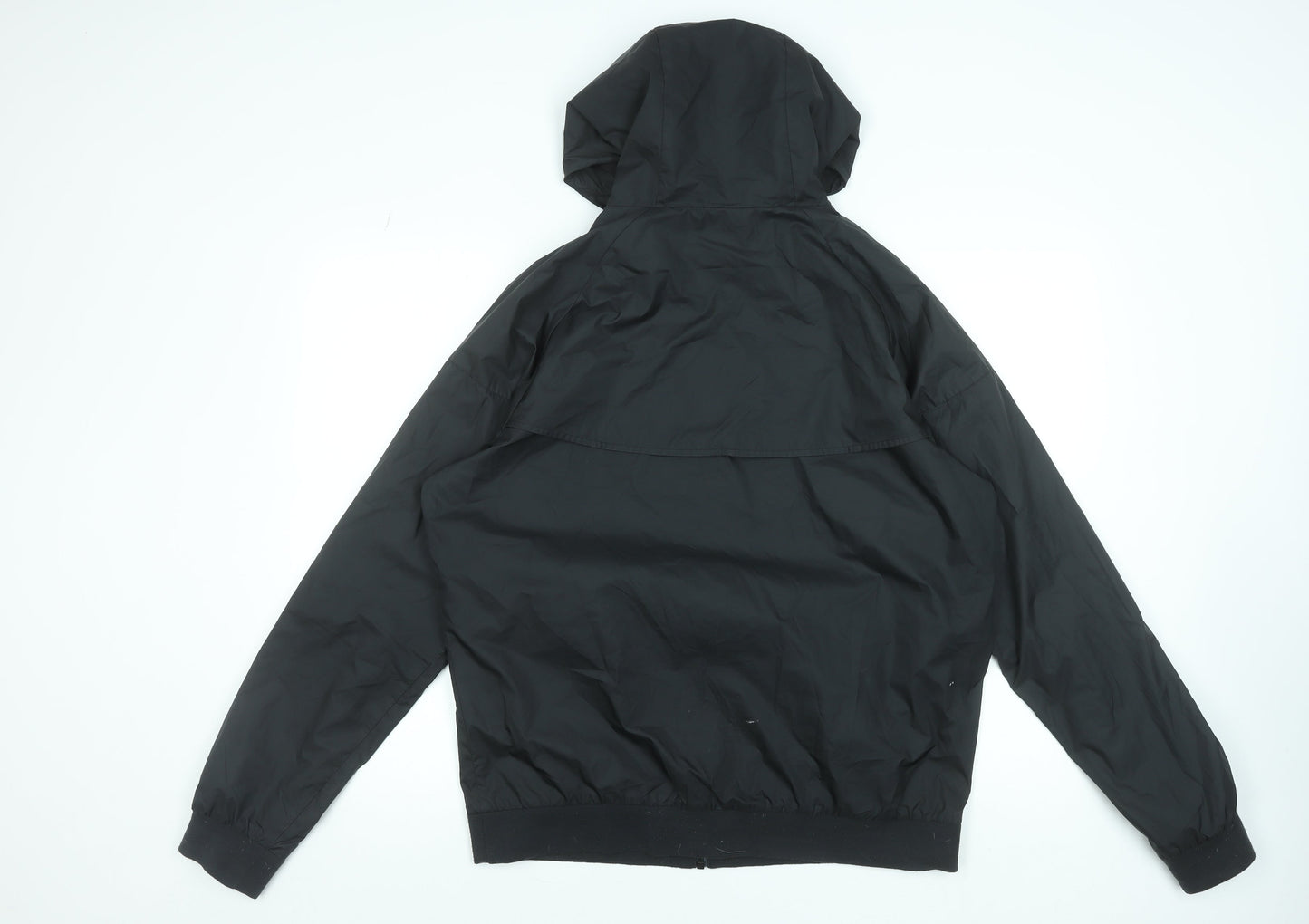 Nike Men's Black L Hooded Windbreaker Jacket