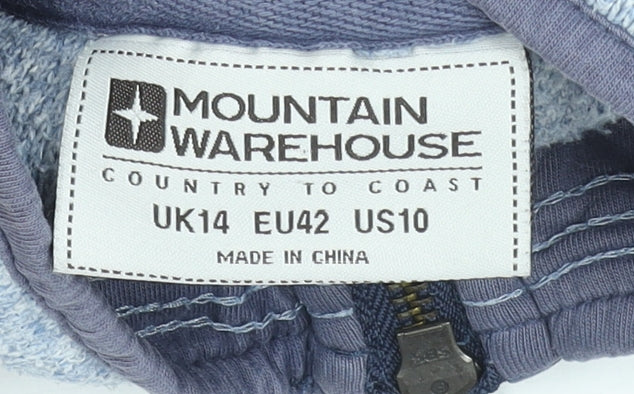 Mountain Warehouse Women's Grey 1/2 Zip Fleece Pullover UK14