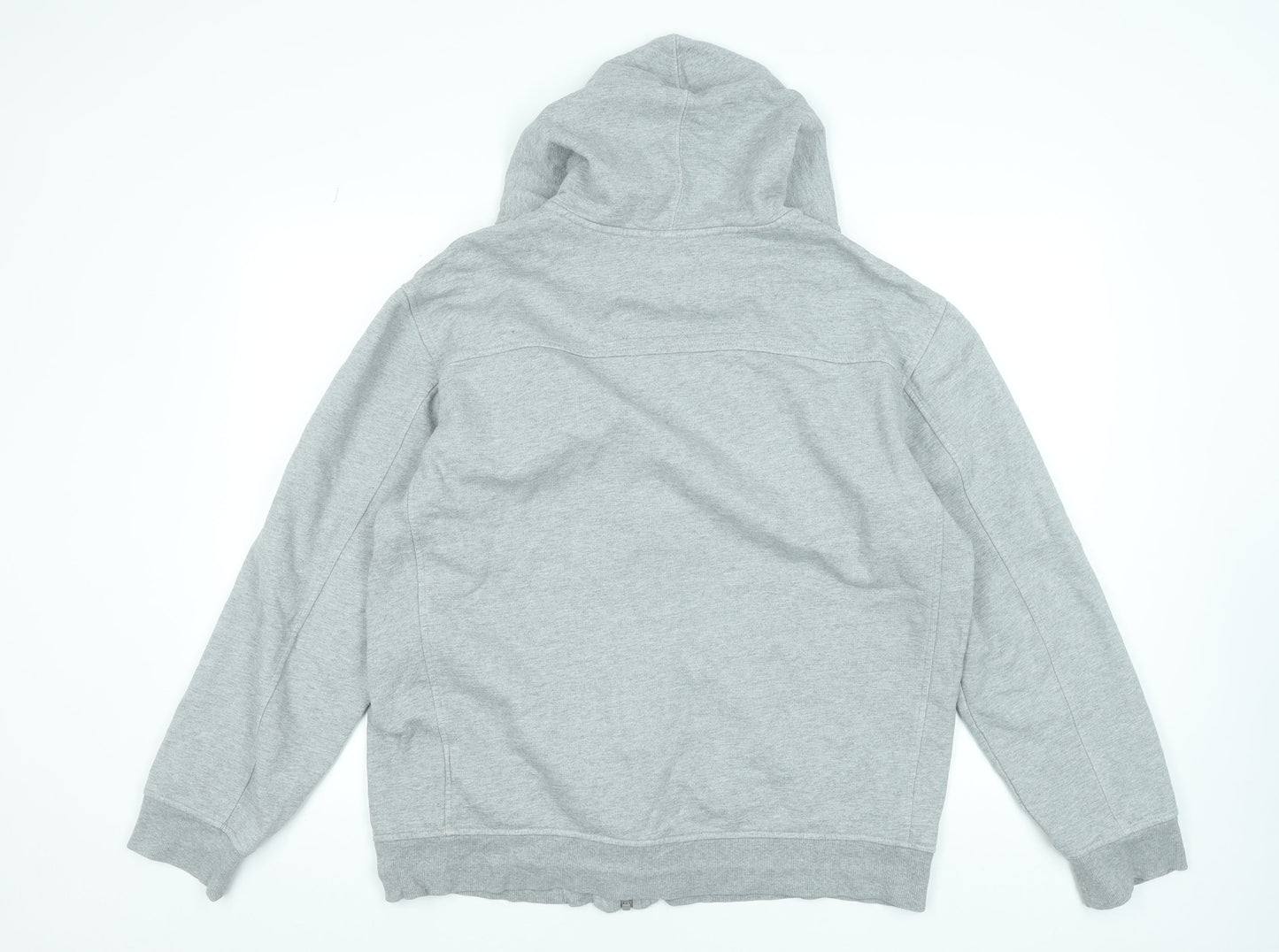 Timberland Men's Grey Full Zip Hoodie XL Regular Fit