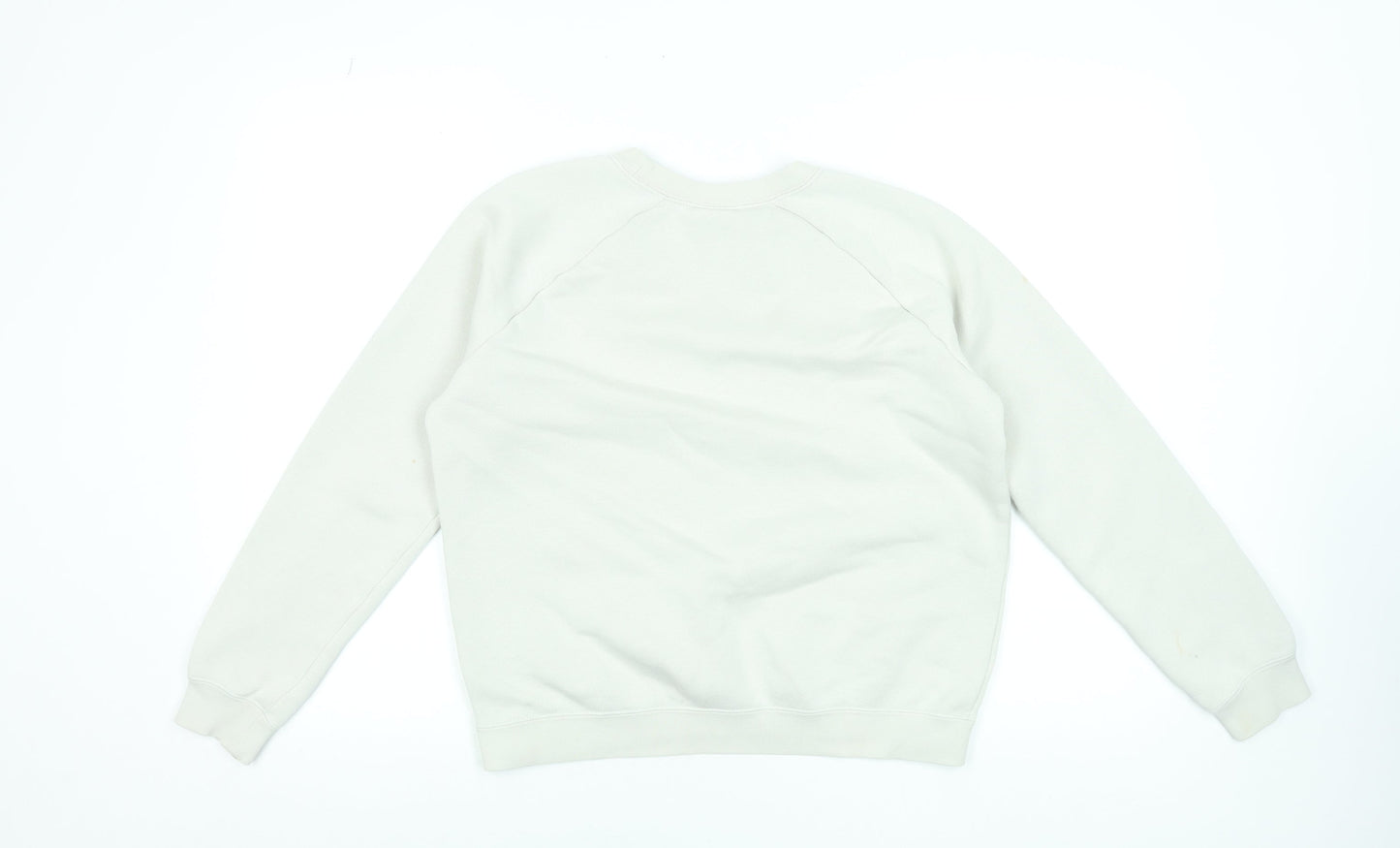 Nike Womens Beige Crew Neck Pullover Sweatshirt S