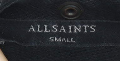 AllSaints Women’s Grey Animal Print Pullover Sweatshirt Small