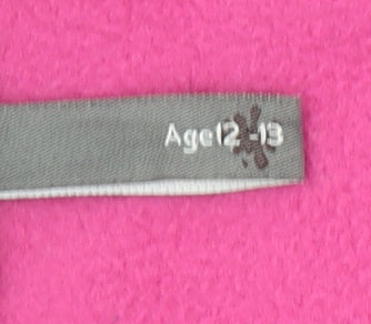 Sprayway Girls Pink Full Zip Fleece Jacket Age 12-13 Lined Lightweight Outdoor