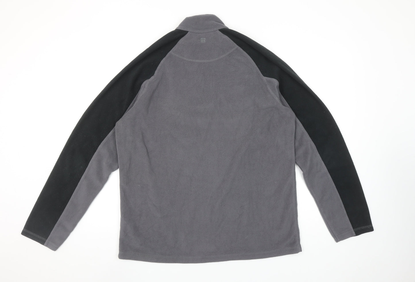 Mountain Warehouse Men’s Grey Fleece 1/4 Zip Pullover Sweatshirt Size L