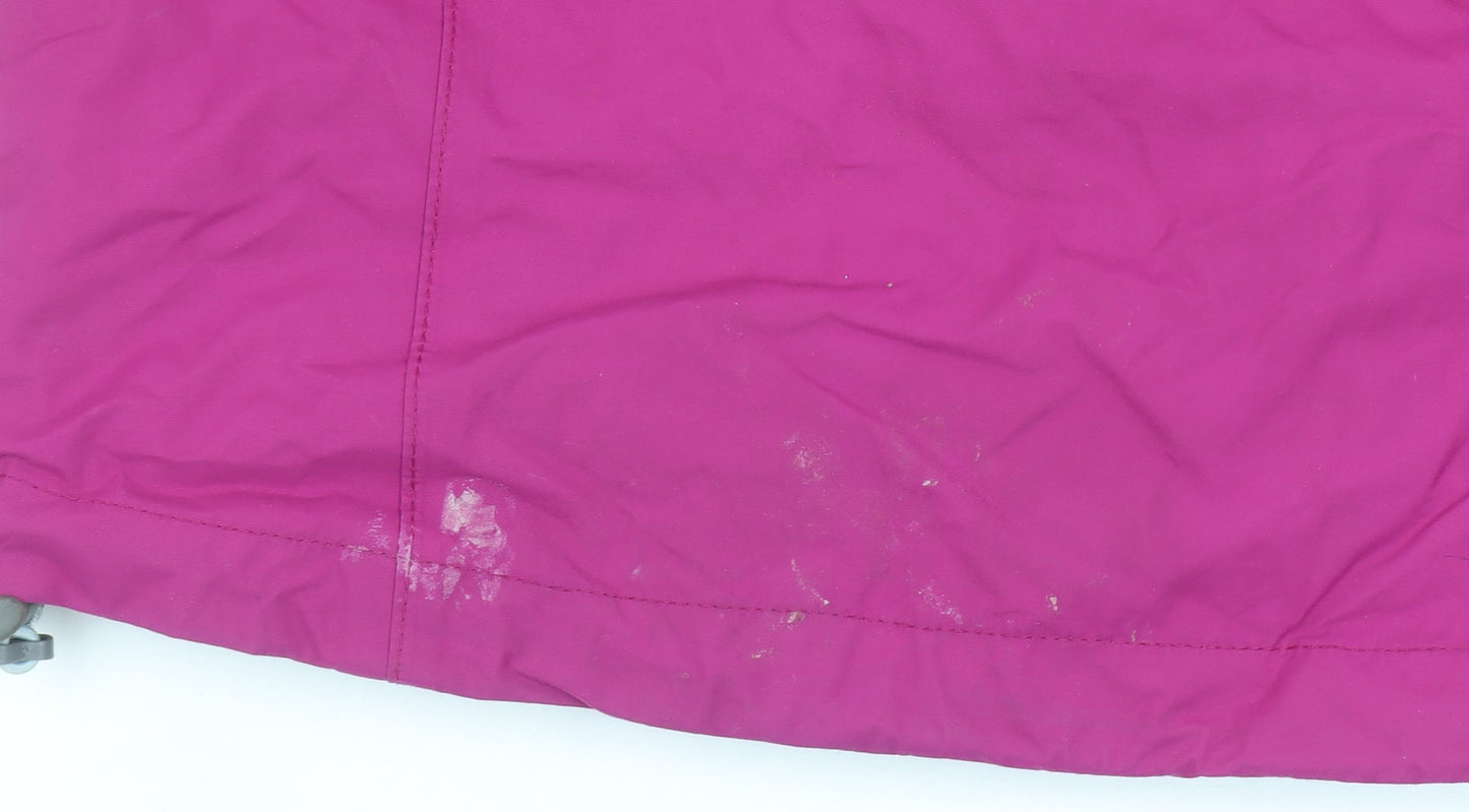 Berghaus Womens Pink Waterproof Hooded Rain Jacket Size 8