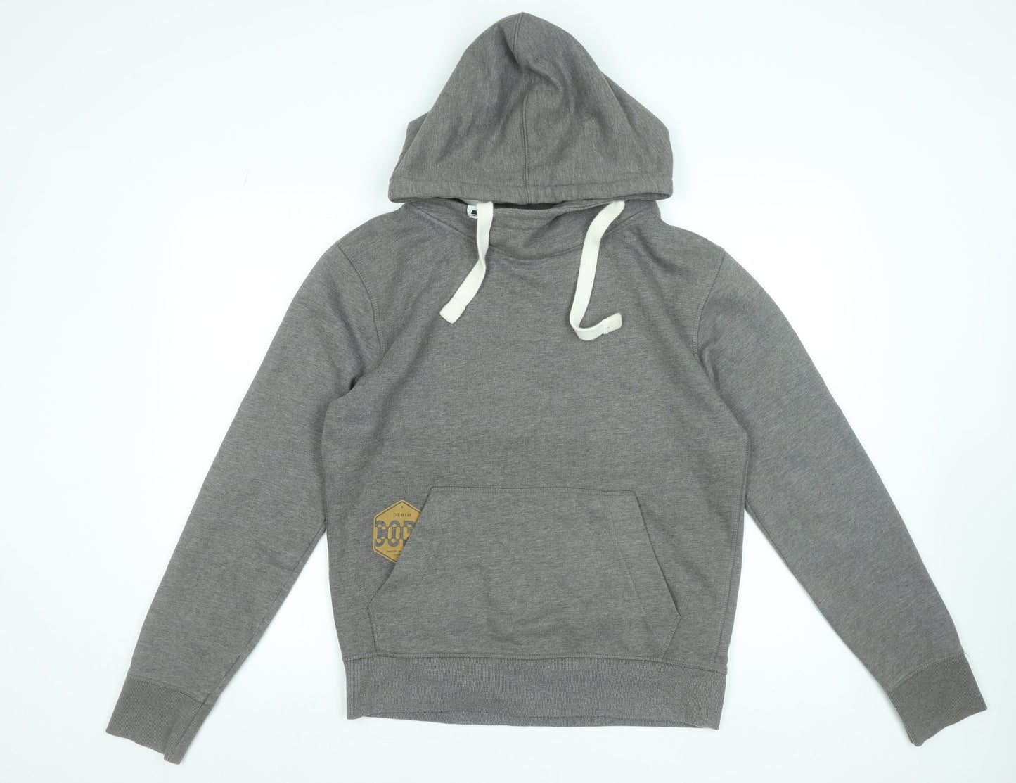 Jack & Jones Men's Grey L Pullover Hoodie Core Workwear