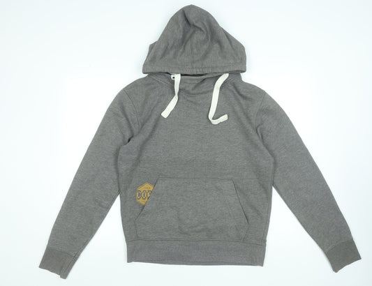 Jack & Jones Men's Grey L Pullover Hoodie Core Workwear