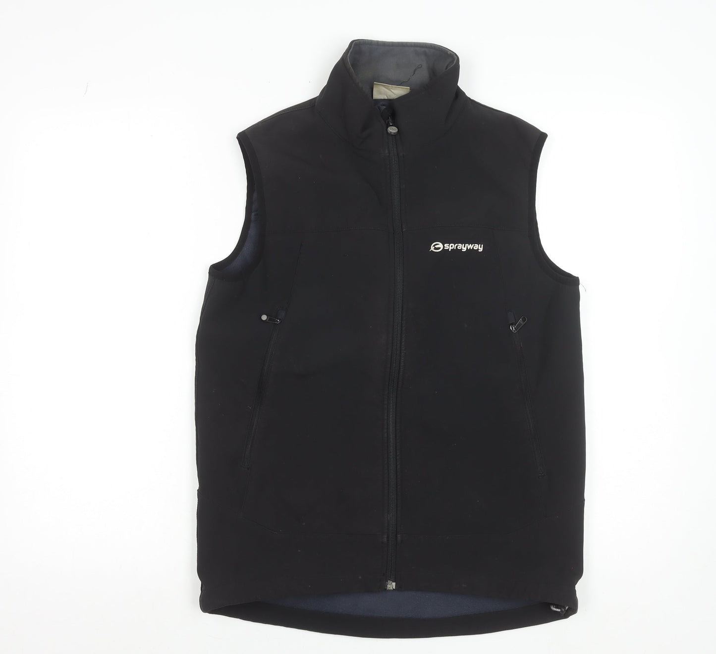 Sprayway Men's Black Softshell Roc Vest Bodywarmer Size Small
