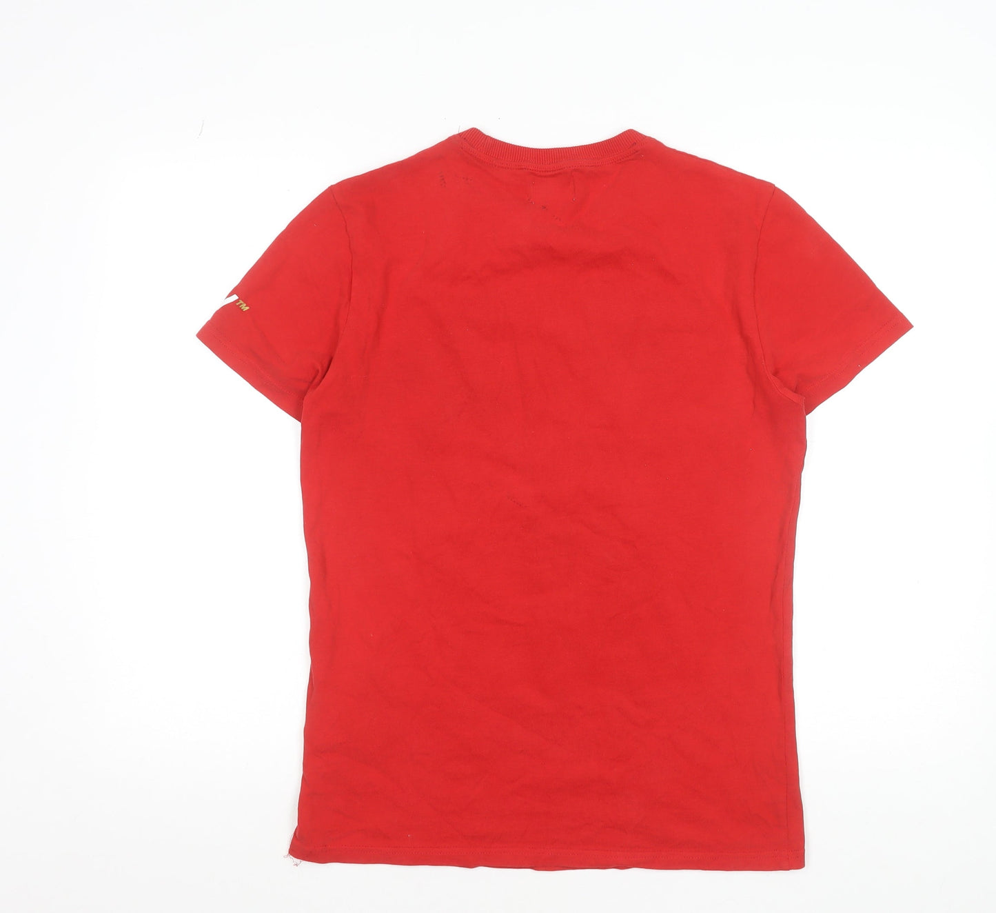 Superdry Men's Red Osaka Graphic T-Shirt Size M Short Sleeve