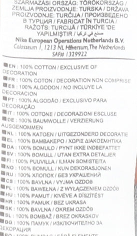 Nike Men's Grey Graphic Short Sleeve Cotton T-Shirt Size L