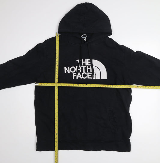 The North Face Mens Black XL Pullover Hoodie Fleece Logo Sweatshirt