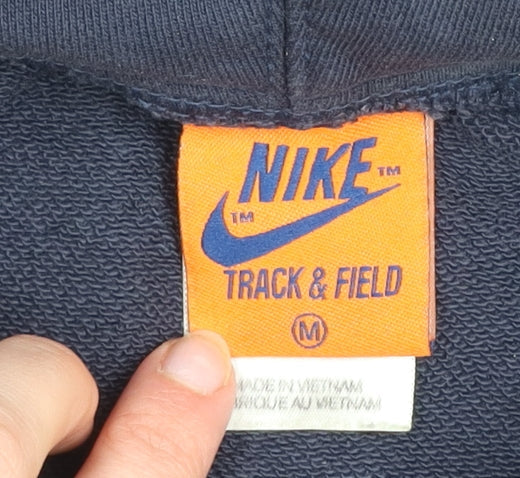 Nike Men’s Blue Track & Field Pullover Hoodie M Regular Fit