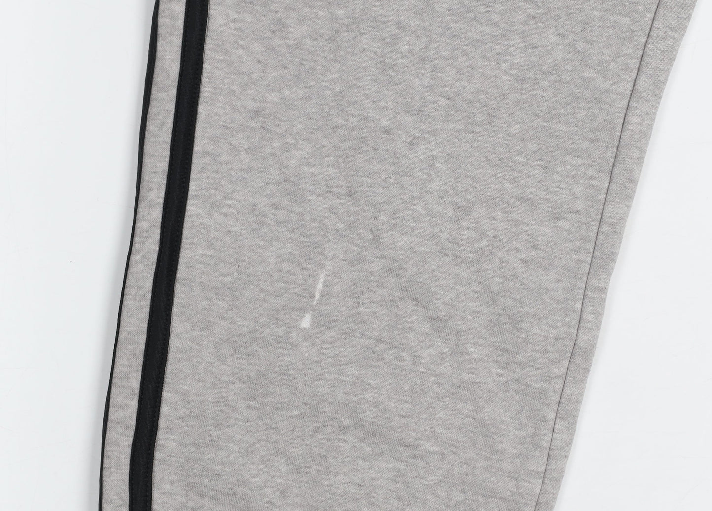 Adidas Men's Grey XL Jogger Trousers with Side Stripes
