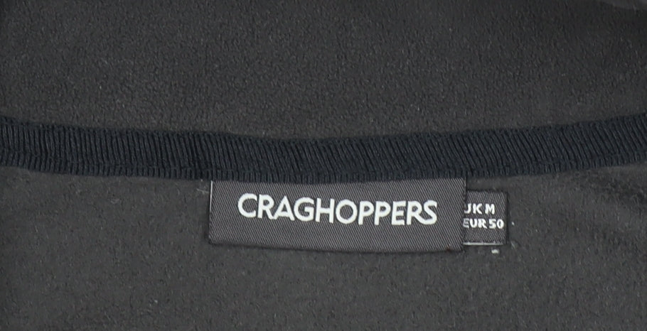 Craghoppers Men's Black Fleece Half Zip Pullover Sweatshirt Size M