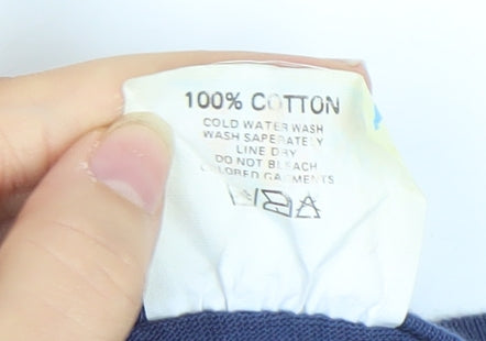 TeeJays Women’s Blue Leicester University Vintage Cotton T-Shirt L