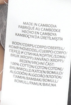 Polo Ralph Lauren Women's Grey Cotton Crew Neck T-Shirt M