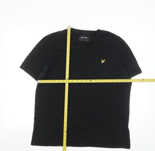 Lyle & Scott Men's Black XL Crew Neck Cotton T-Shirt