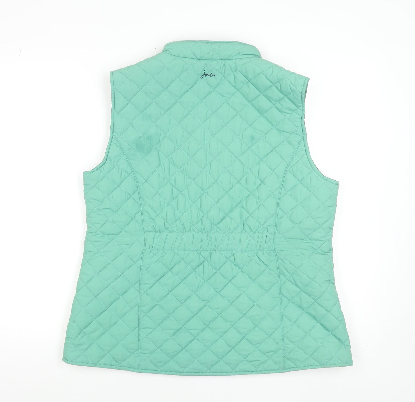 Joules Womens Green Quilted Waistcoat Gilet Size 16 Regular