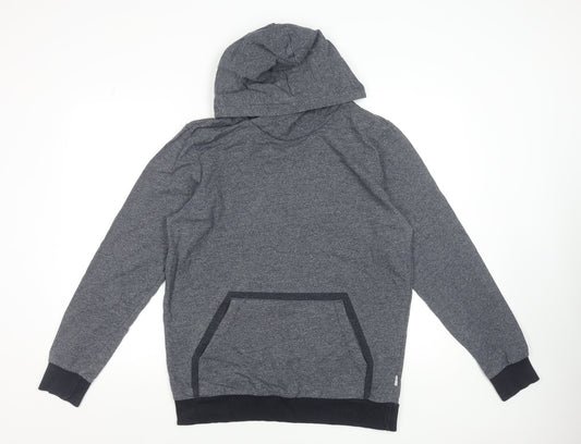 Mens UK L Regular JACK & JONES Grey Pullover Hoodie