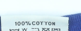 Impulse Wear Men's Blue Graphic Print Retro T-Shirt Size L