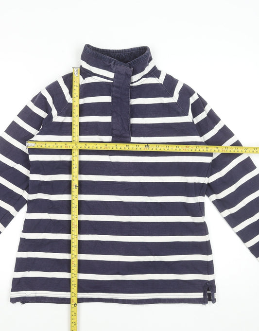 Mountain Warehouse Women's Navy Stripe Cotton Pullover UK14