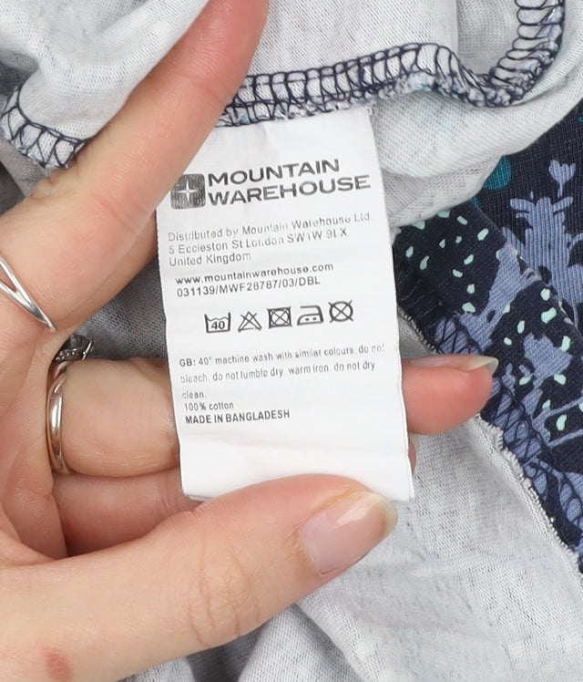 Mountain Warehouse Women’s Multicoloured Size 20 Floral Cotton Shift Dress