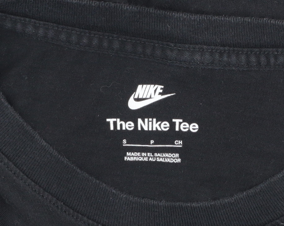 Nike Men's Black Small Graphic Logo Sports T-Shirt