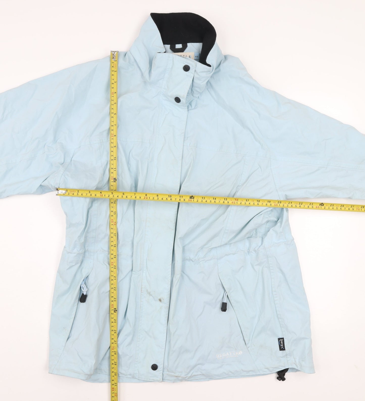 Regatta Women Blue Waterproof Parka Jacket UK 18 Hooded Outdoor Coat