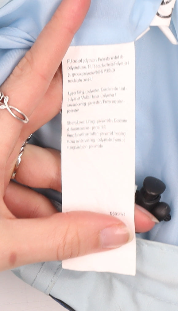 Regatta Women Blue Waterproof Parka Jacket UK 18 Hooded Outdoor Coat