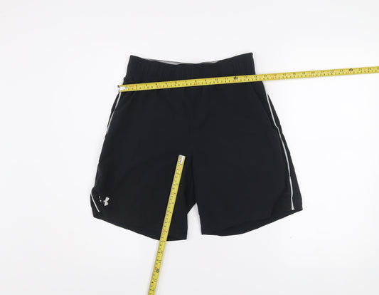 Under Armour Men's Black Small Athletic Shorts Loose Fit Lightweight