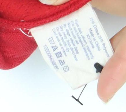 Jack Wills Womens Red Jogger Sweatpants UK 6 Cotton Blend Drawstring