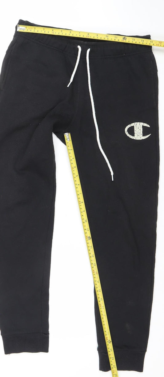 Champion Men's Black Medium Jogger Activewear Sweatpants