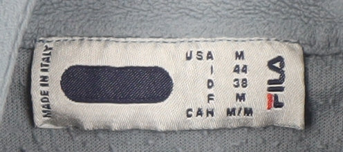 Fila Women Blue 1/2 Zip Fleece Pullover Sweatshirt Size 12