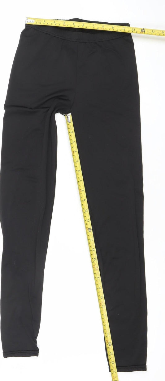 Outland Womens Black S Slim Fit Stretch Leggings