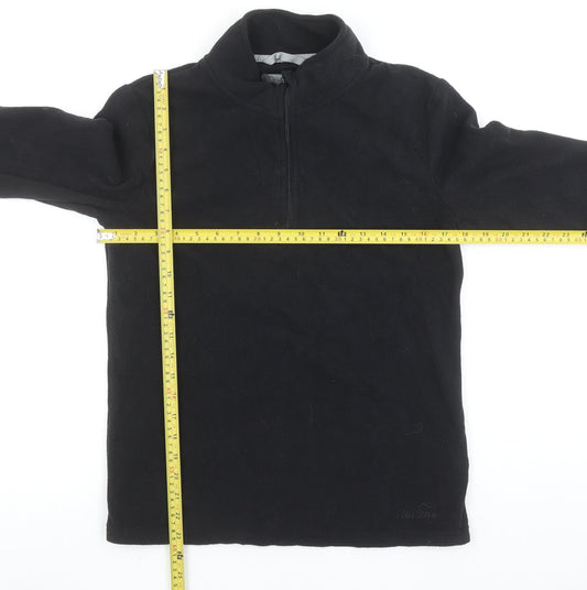 Peter Storm Womens Black Fleece Pullover Sweatshirt Size 12