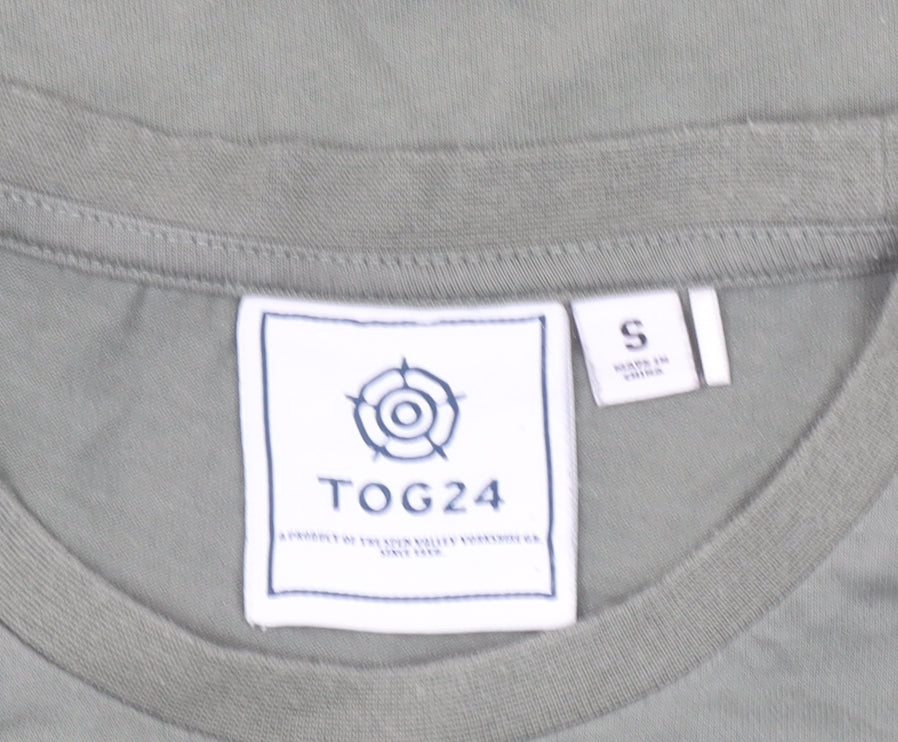 TOG24 Women's Green Cotton Whitby T-Shirt Size S Casual Top